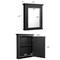 Wall Mount Bathroom Cabinet with Mirror Single Door Adjustable Shelf and Retro Handle